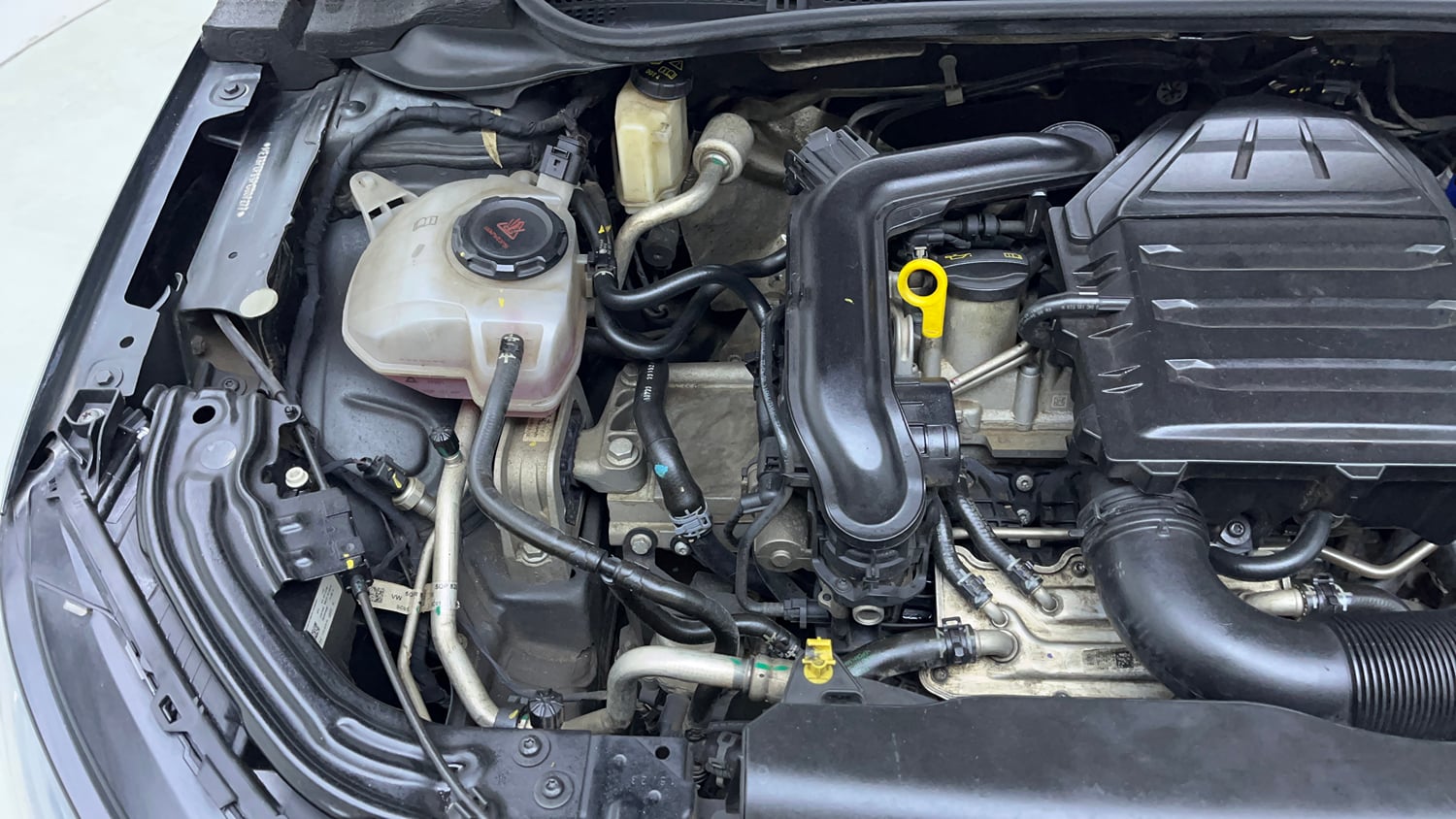 Used 2023 Skoda Slavia Style 1.0L TSI AT Petrol Automatic engine ENGINE RIGHT SIDE VIEW