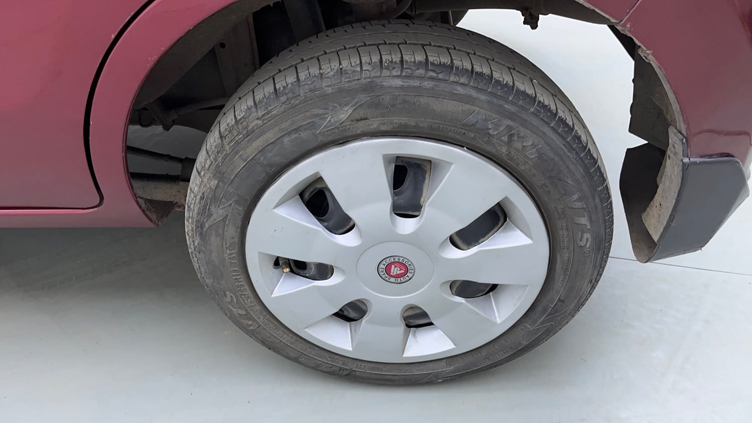 Used 2018 Maruti Suzuki Alto K10 VXi (O) Petrol Manual tyres LEFT REAR TYRE RIM VIEW