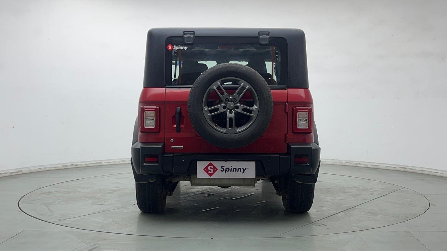 Used 2024 Mahindra Thar LX Hard Top Petrol AT RWD Petrol Automatic exterior BACK VIEW