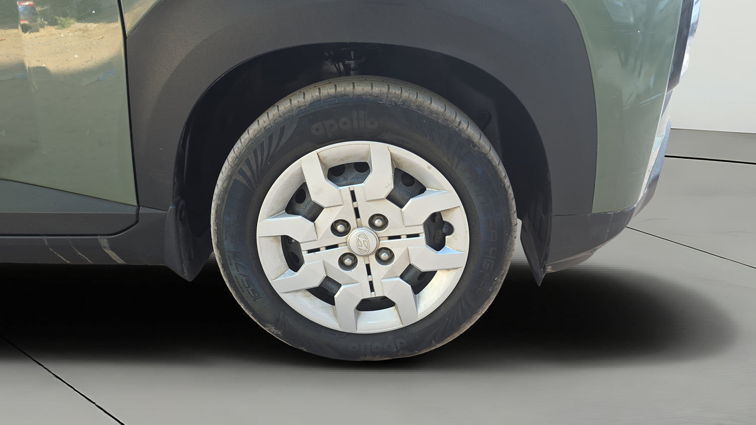 Used 2023 Hyundai Exter S 1.2 MT Petrol Manual tyres RIGHT FRONT TYRE RIM VIEW