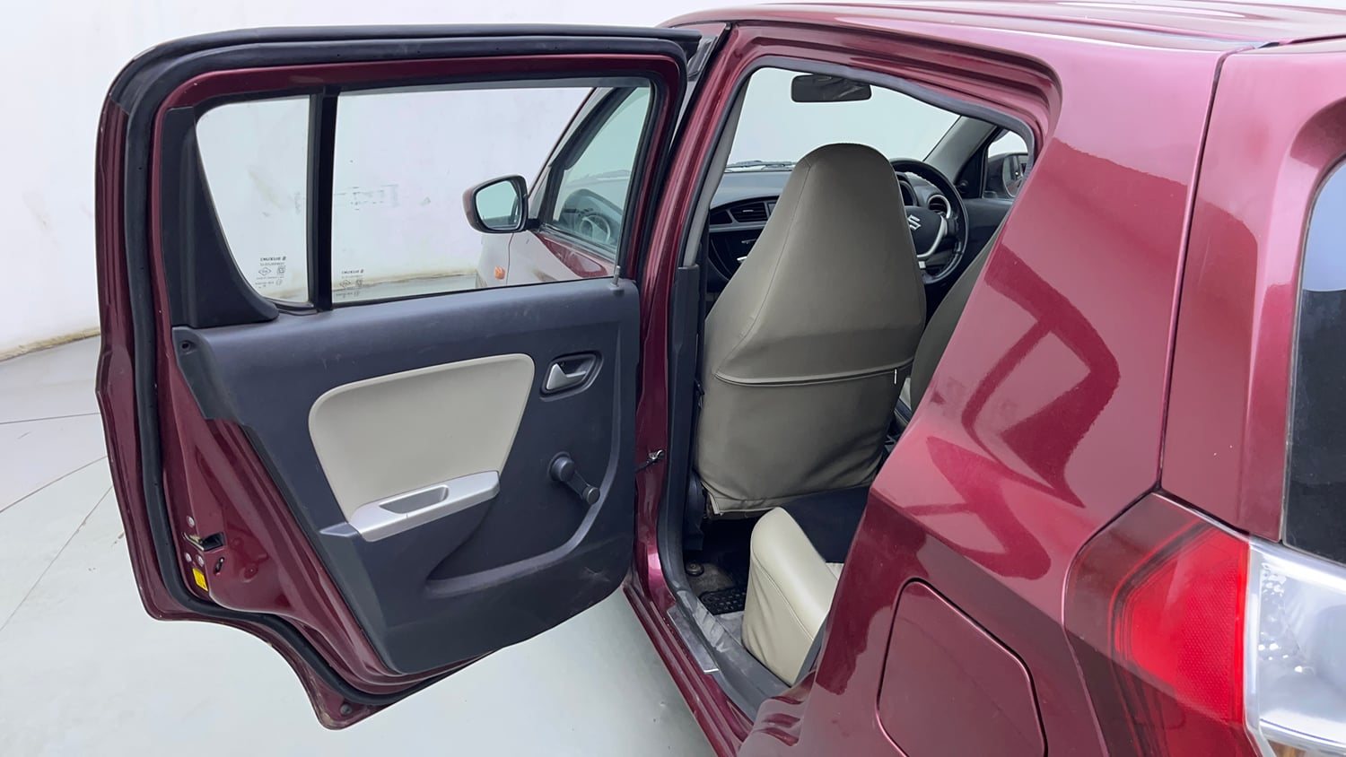 Used 2018 Maruti Suzuki Alto K10 VXi (O) Petrol Manual interior LEFT REAR DOOR OPEN VIEW