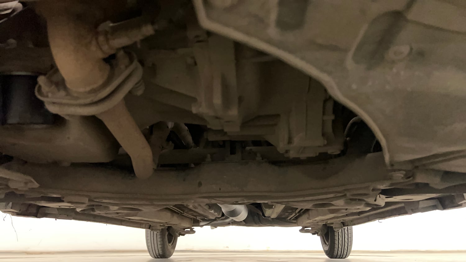 Used 2017 Maruti Suzuki Swift VXi Petrol Manual extra FRONT LEFT UNDERBODY VIEW