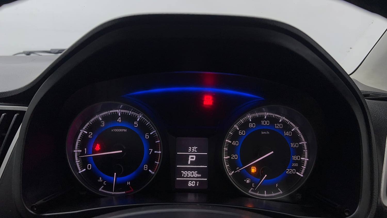Used 2016 Maruti Suzuki Baleno Delta 1.2 AT Petrol Automatic interior CLUSTERMETER VIEW