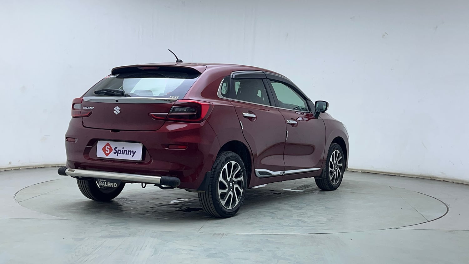 Used 2024 Maruti Suzuki Baleno Alpha MT Petrol Manual exterior RIGHT REAR CORNER VIEW