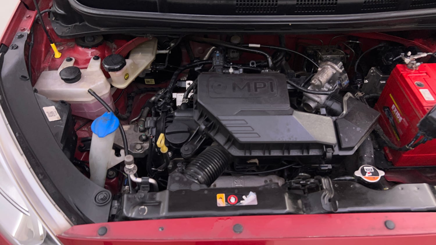 Used 2021 Hyundai Santro Sportz Petrol Manual engine ENGINE RIGHT SIDE VIEW