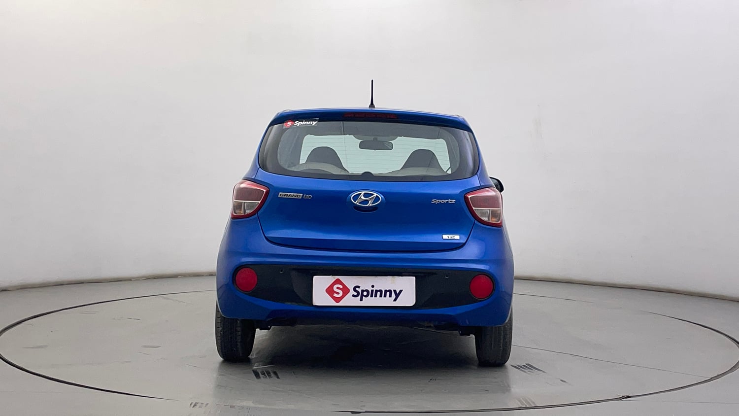 Used 2018 Hyundai Grand i10 Sportz 1.2 Kappa VTVT Petrol Manual exterior BACK VIEW
