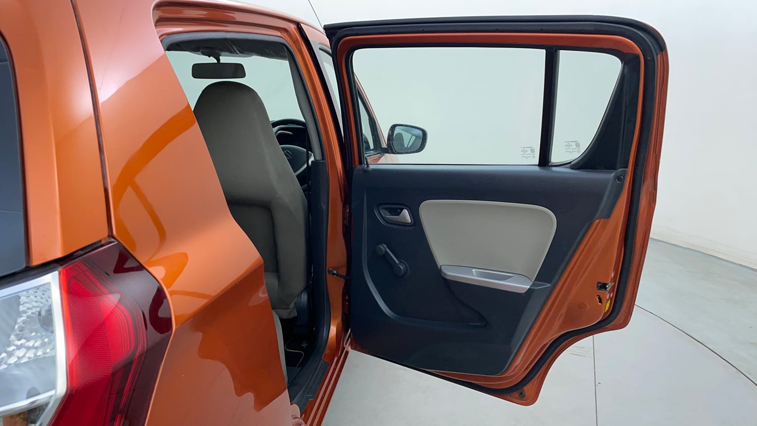 Used 2015 Maruti Suzuki Alto K10 VXi AMT Petrol Automatic interior RIGHT REAR DOOR OPEN VIEW