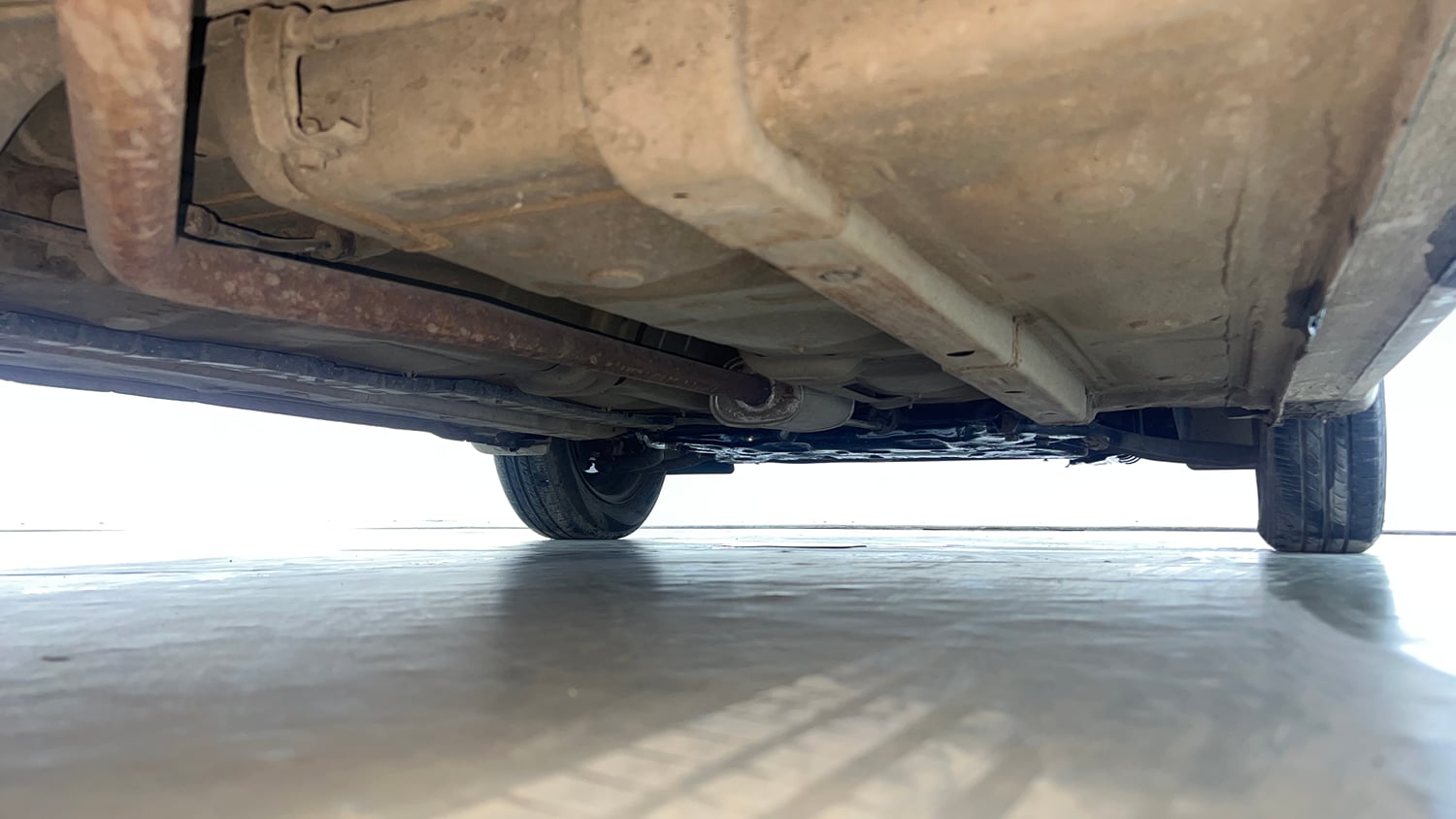 Used 2015 Hyundai Grand i10 Magna 1.2 Kappa VTVT Petrol Manual extra REAR RIGHT UNDERBODY VIEW