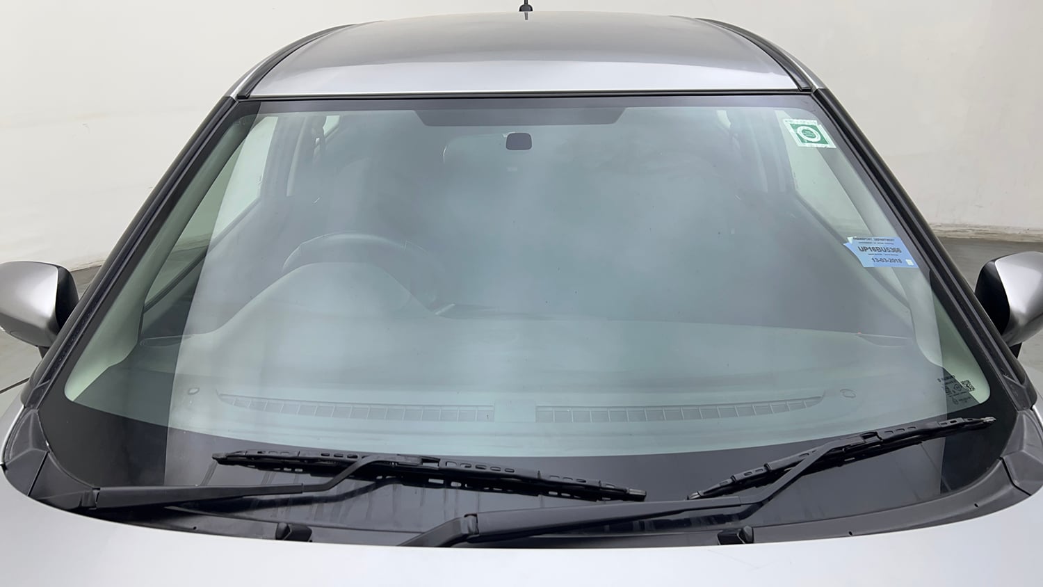 Used 2018 Maruti Suzuki Baleno Delta 1.2 AT Petrol Automatic exterior FRONT WINDSHIELD VIEW