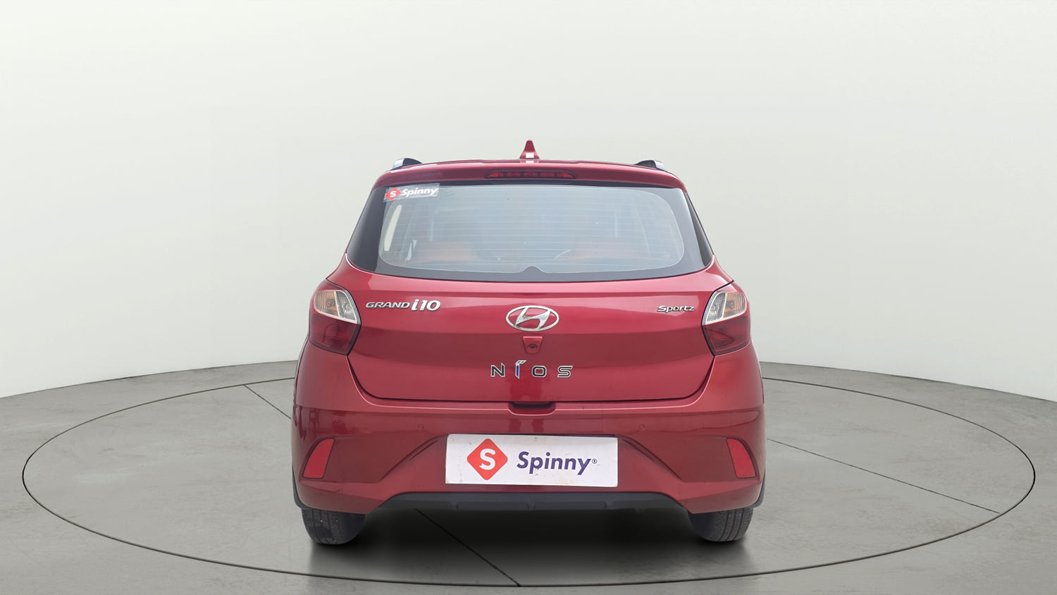 Used 2020 Hyundai Grand i10 Nios Sportz 1.2 Kappa VTVT Petrol Manual exterior BACK VIEW