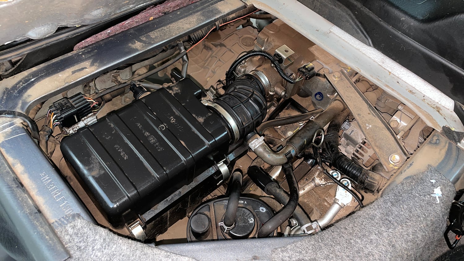 Used 2021 Maruti Suzuki Eeco 5 STR WITH A/C+HTR Petrol Manual engine ENGINE RIGHT SIDE VIEW