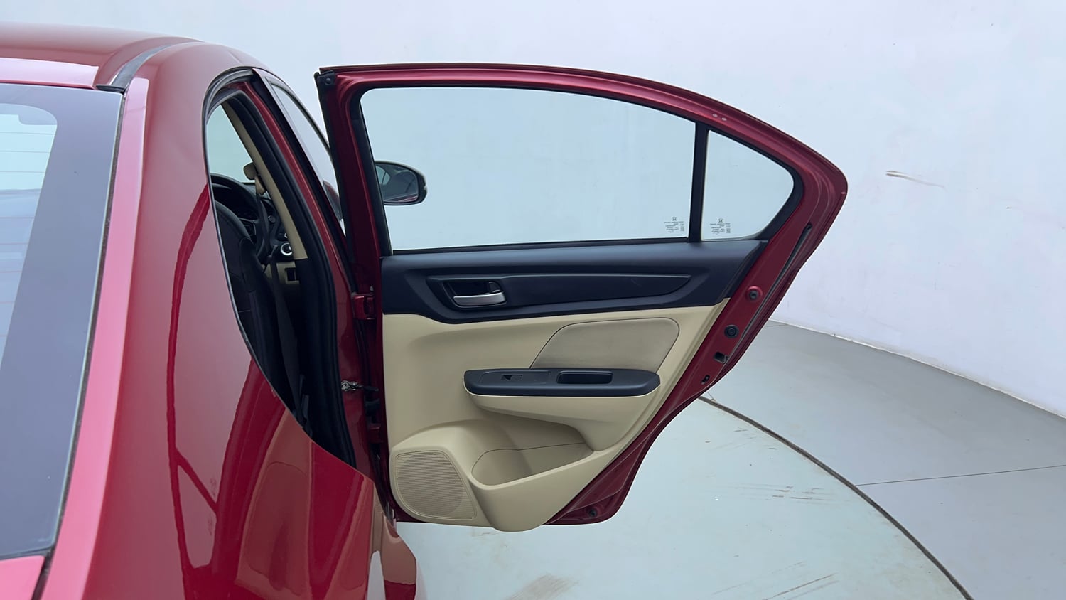 Used 2020 Honda Amaze Exclusive Edition CVT Petrol Petrol Automatic interior RIGHT REAR DOOR OPEN VIEW