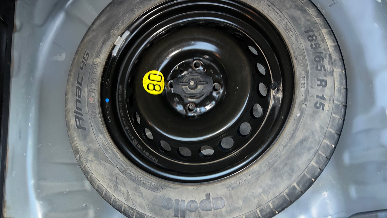 Used 2022 Maruti Suzuki Baleno Alpha MT Petrol Manual tyres SPARE TYRE VIEW