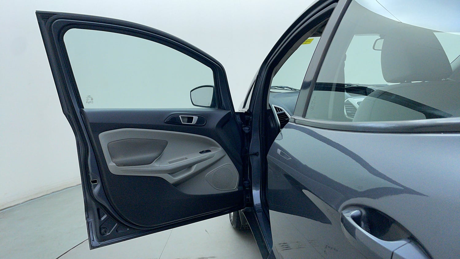 Used 2016 Ford EcoSport Trend 1.5L TDCi Diesel Manual interior LEFT FRONT DOOR OPEN VIEW