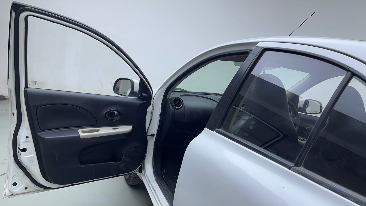 Used 2014 Nissan Micra Active XL Petrol Manual interior LEFT FRONT DOOR OPEN VIEW