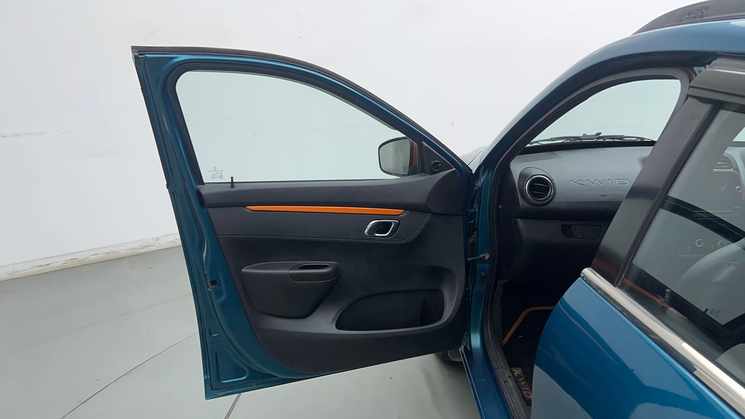 Used 2021 Renault Kwid CLIMBER 1.0 AMT Opt Petrol Automatic interior LEFT FRONT DOOR OPEN VIEW