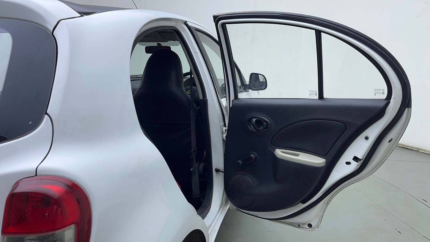 Used 2014 Nissan Micra Active XL Petrol Manual interior RIGHT REAR DOOR OPEN VIEW
