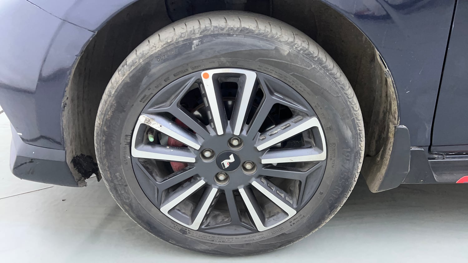 Used 2022 Hyundai i20 N Line N8 1.0 Turbo DCT Petrol Automatic tyres LEFT FRONT TYRE RIM VIEW