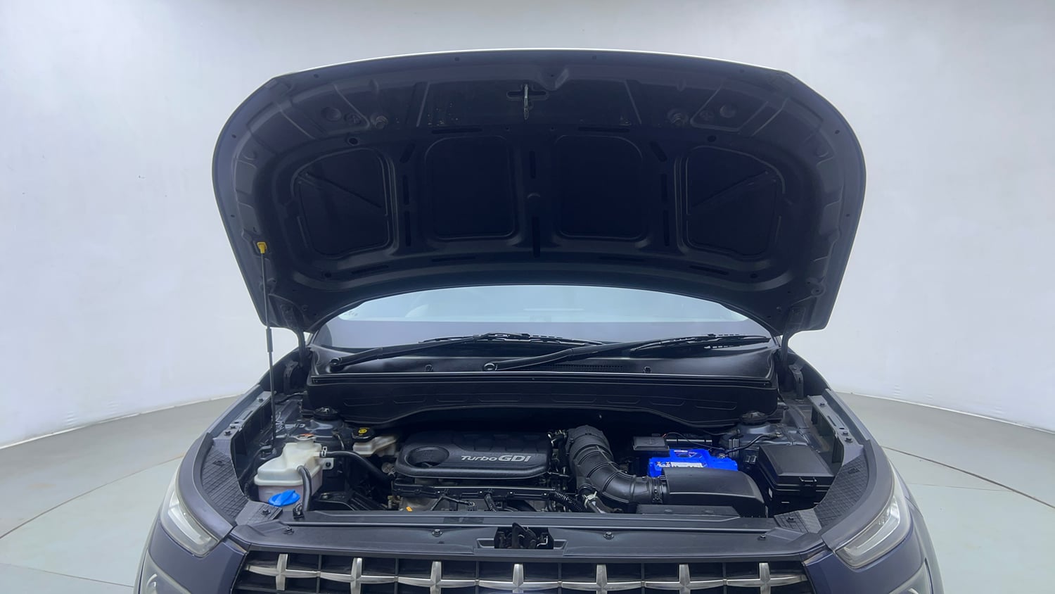 Used 2019 Hyundai Venue SX Plus 1.0 Turbo DCT Petrol Automatic engine ENGINE & BONNET OPEN FRONT VIEW