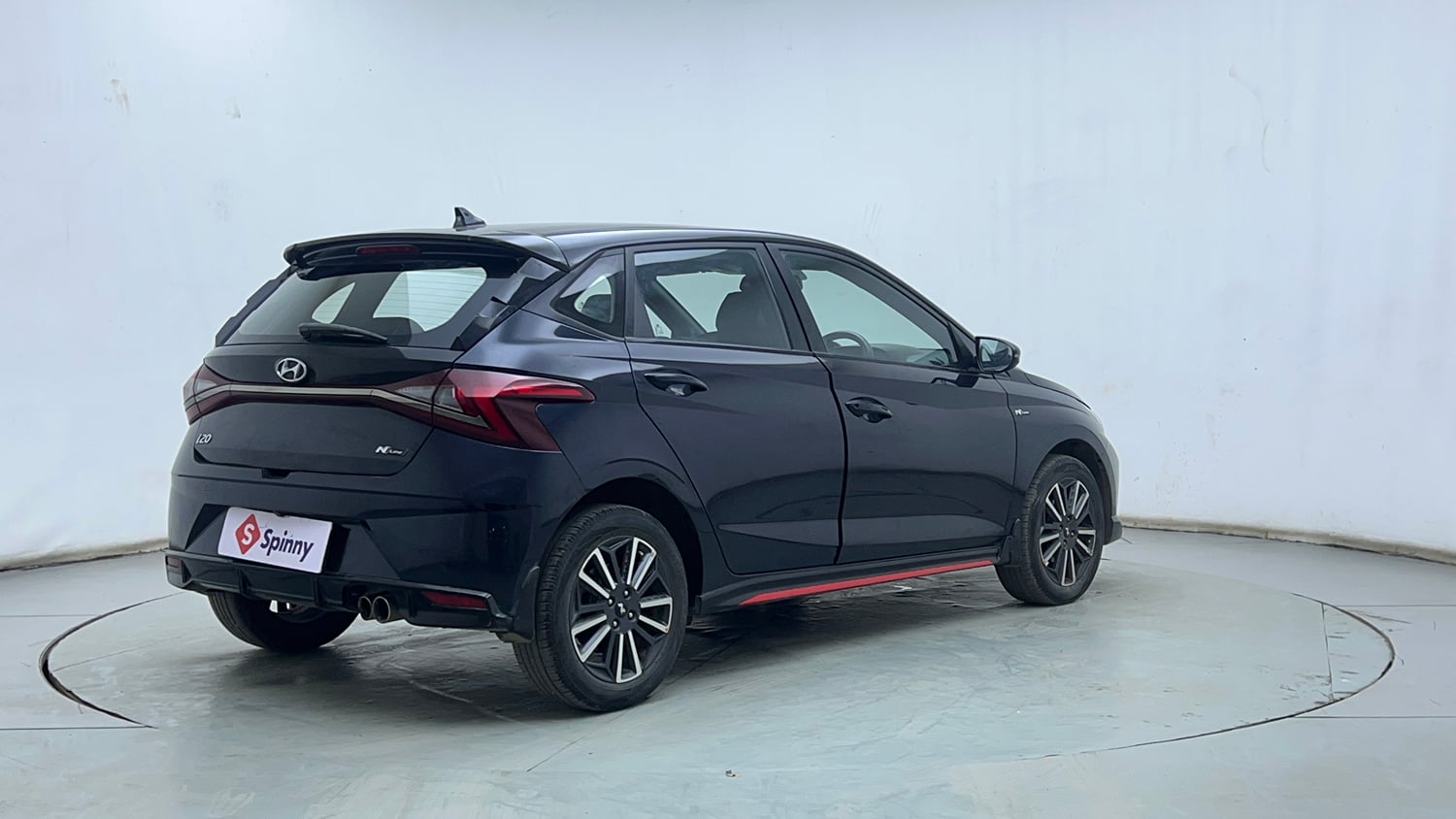 Used 2022 Hyundai i20 N Line N8 1.0 Turbo DCT Petrol Automatic exterior RIGHT REAR CORNER VIEW