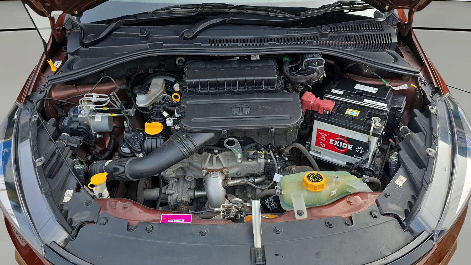 Used 2025 Tata Tigor XZA Plus iCNG Cng Automatic engine ENGINE & BONNET OPEN FRONT VIEW