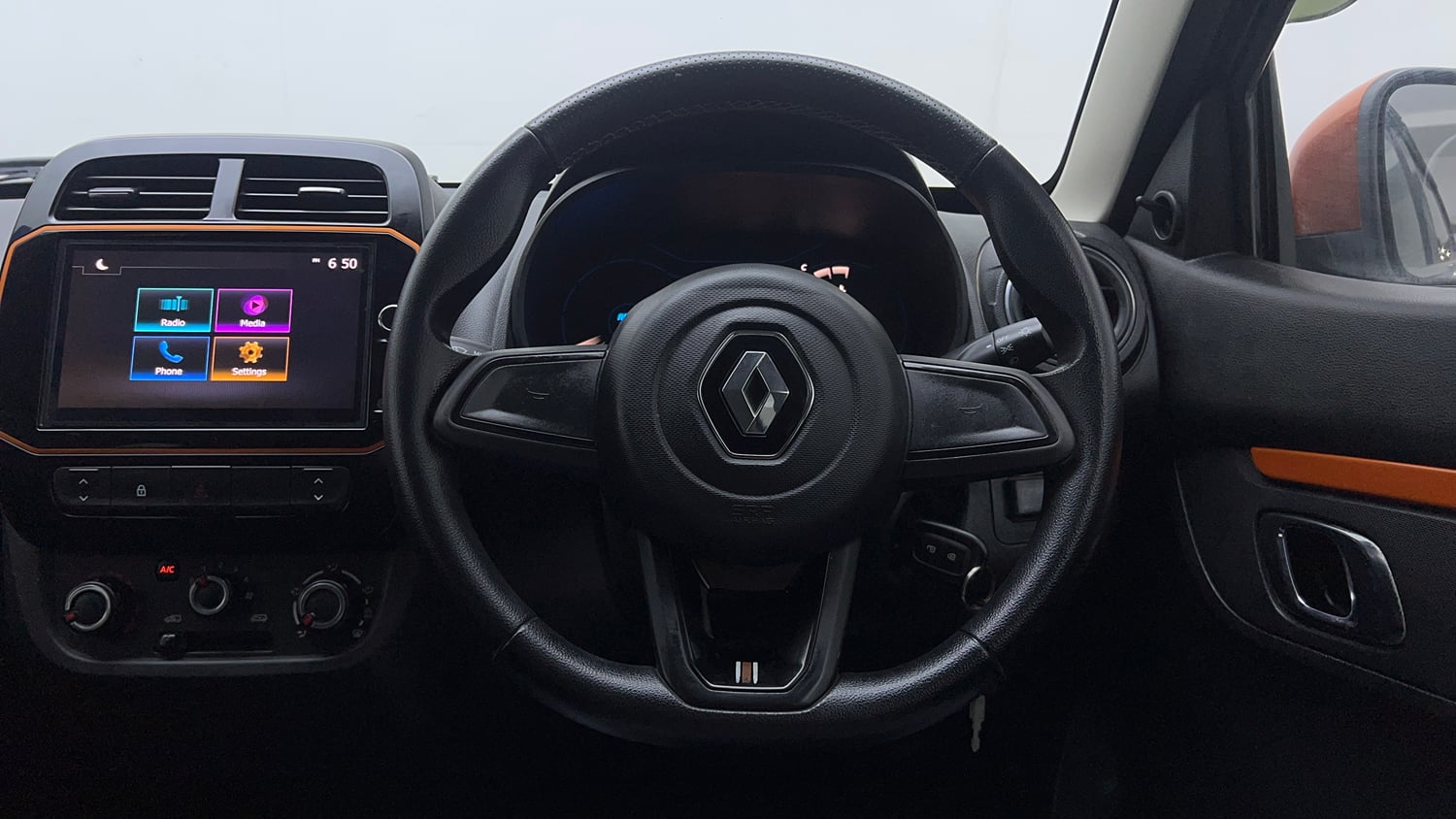 Used 2021 Renault Kwid CLIMBER 1.0 AMT Opt Petrol Automatic interior STEERING VIEW