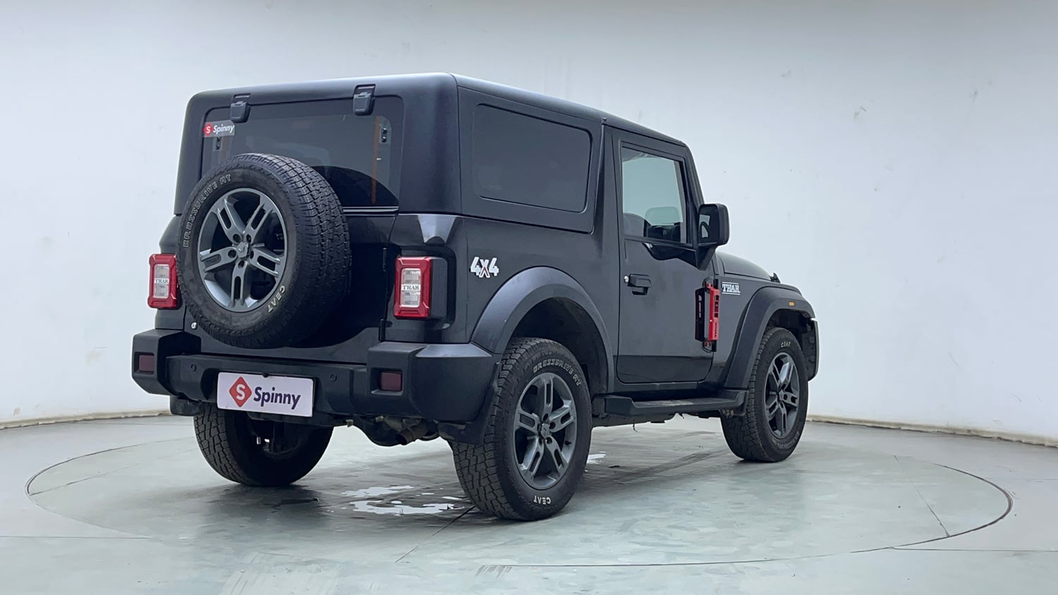 Used 2024 Mahindra Thar LX Hard Top Diesel MT RWD Diesel Manual exterior RIGHT REAR CORNER VIEW