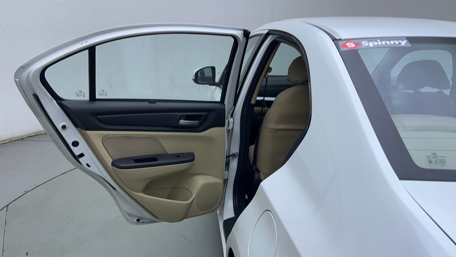Used 2023 Honda Amaze VX 1.2 Petrol CVT Petrol Automatic interior LEFT REAR DOOR OPEN VIEW