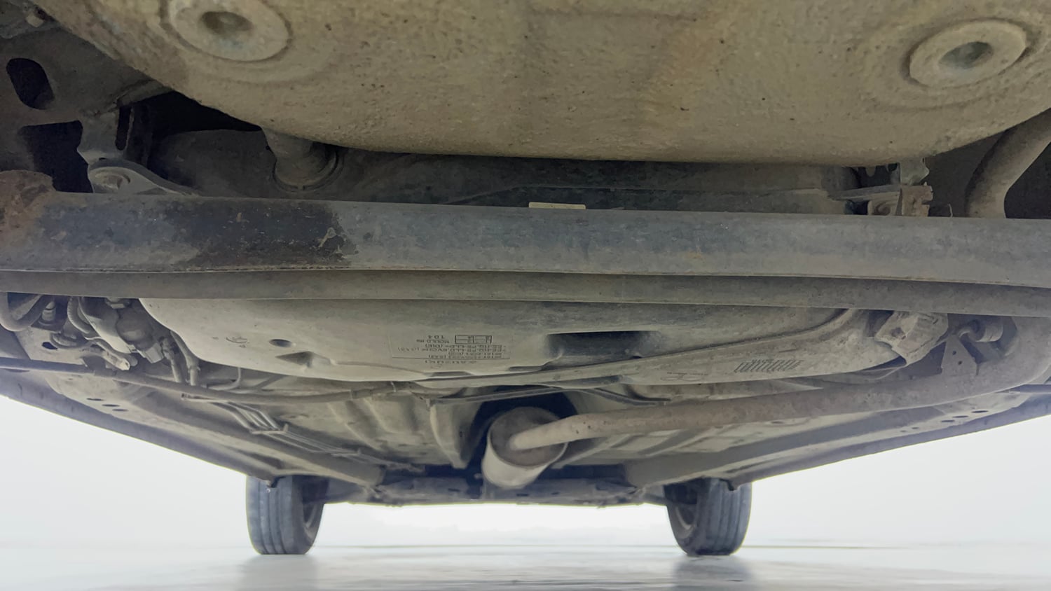 Used 2018 Maruti Suzuki Ignis Delta 1.2 AMT Petrol Automatic extra REAR UNDERBODY VIEW (TAKEN FROM REAR)