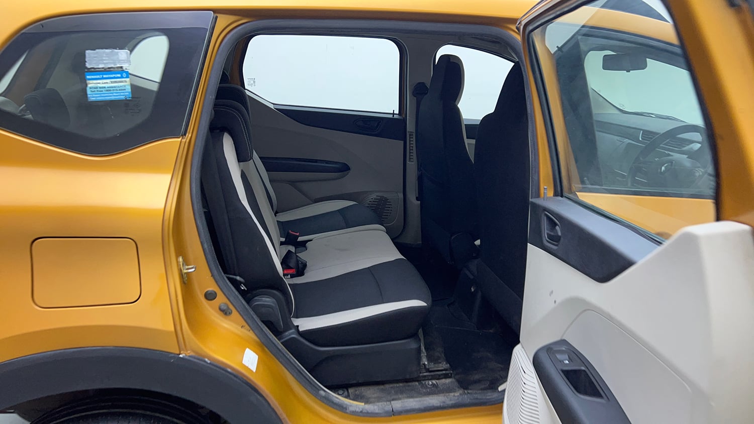 Used 2022 Renault Triber RXT Petrol Manual interior RIGHT SIDE REAR DOOR CABIN VIEW