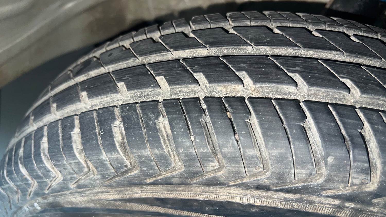Used 2023 Maruti Suzuki Alto K10 VXi Petrol Manual tyres RIGHT FRONT TYRE TREAD VIEW