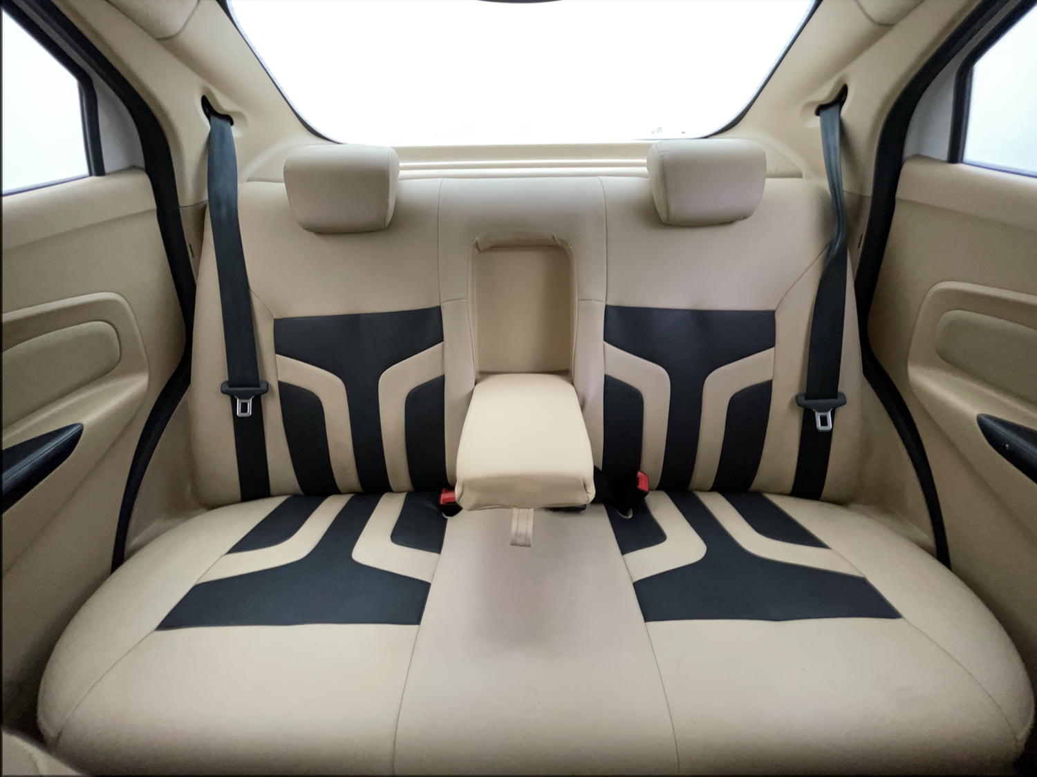 Used 2016 Ford Figo Aspire Titanium 1.2 Ti-VCT Petrol Manual interior REAR SEAT CONDITION VIEW