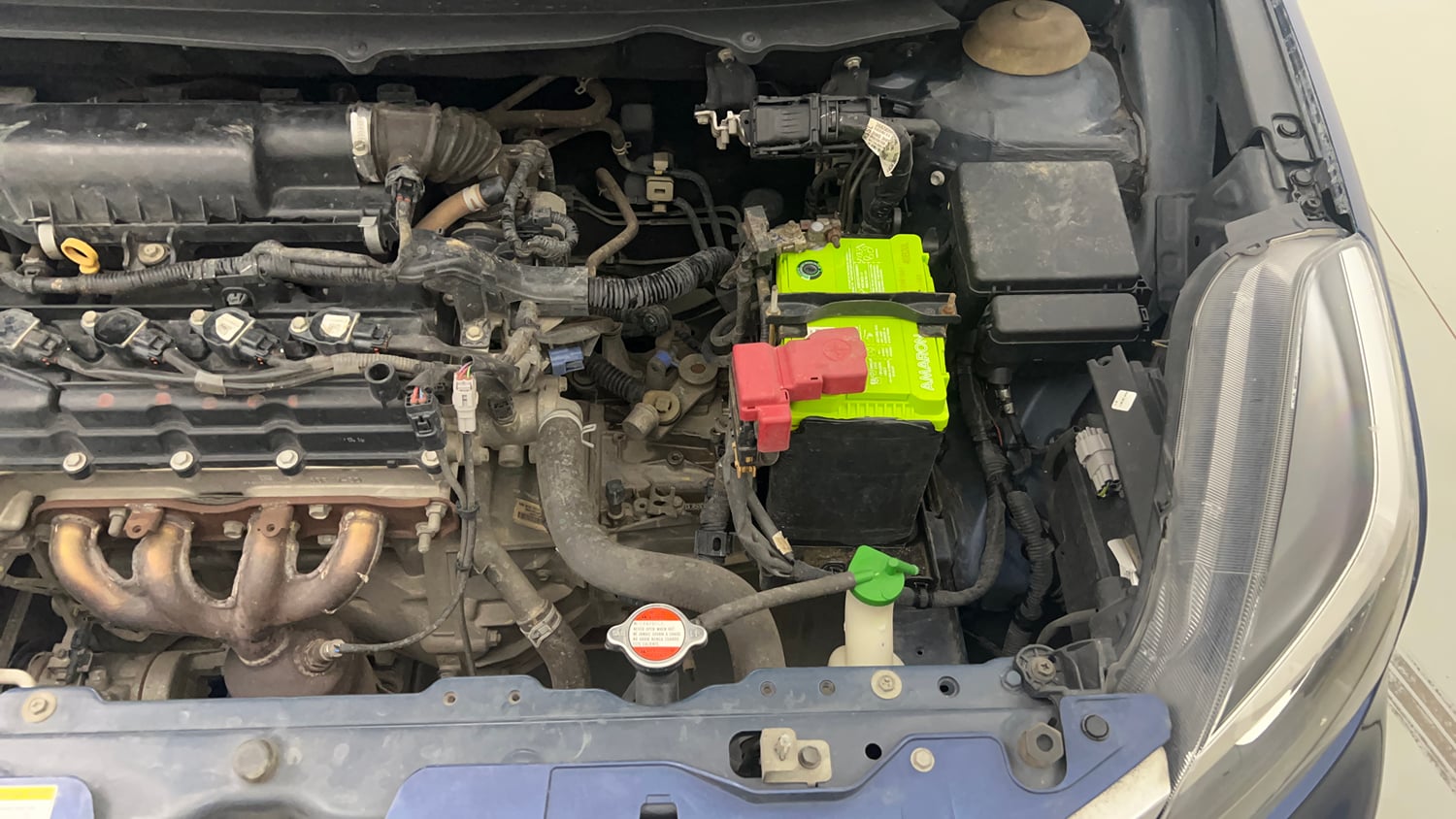 Used 2019 Maruti Suzuki Baleno Delta Petrol Manual engine ENGINE LEFT SIDE VIEW