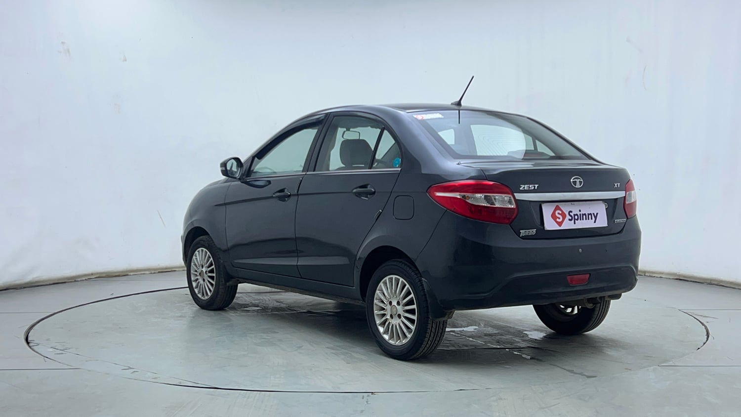 Used 2015 Tata Zest XT Petrol Petrol Manual exterior LEFT REAR CORNER VIEW
