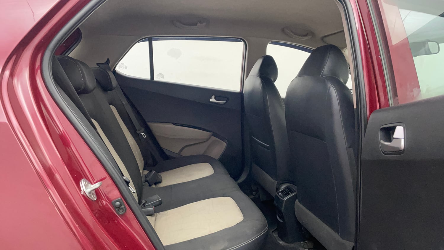 Used 2015 Hyundai Grand i10 Asta AT 1.2 Kappa VTVT Petrol Automatic interior RIGHT SIDE REAR DOOR CABIN VIEW