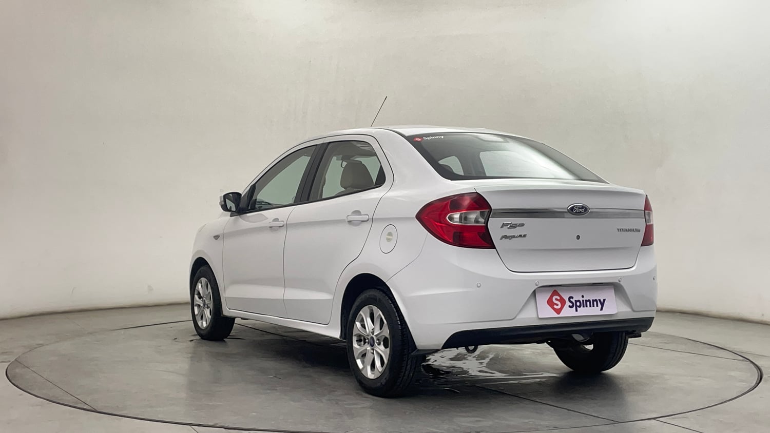 Used 2016 Ford Figo Aspire Titanium 1.2 Ti-VCT Petrol Manual exterior LEFT REAR CORNER VIEW