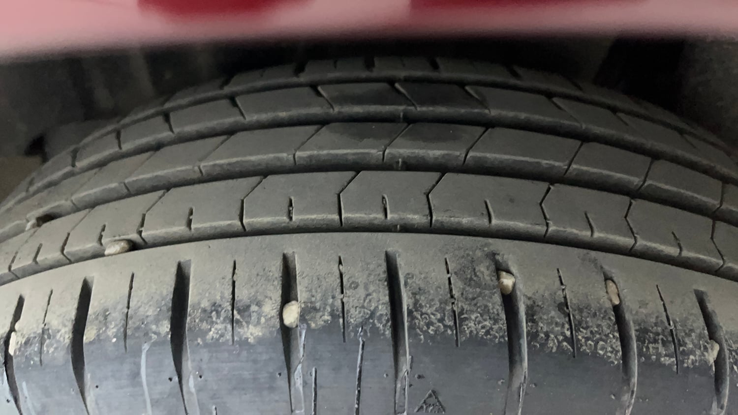 Used 2024 Maruti Suzuki Baleno Alpha MT Petrol Manual tyres LEFT REAR TYRE TREAD VIEW