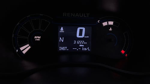 Used 2024 Renault Kwid RXT 1.0L AMT Petrol Automatic interior CLUSTERMETER VIEW