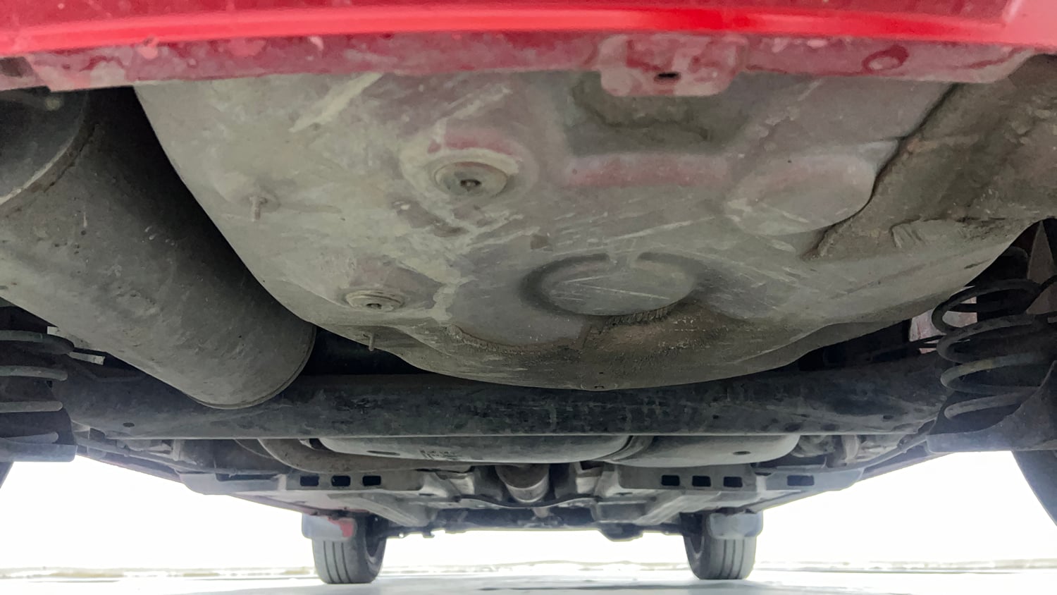 Used 2019 Volkswagen Polo Comfortline 1.0L (P) Petrol Manual extra REAR UNDERBODY VIEW (TAKEN FROM REAR)