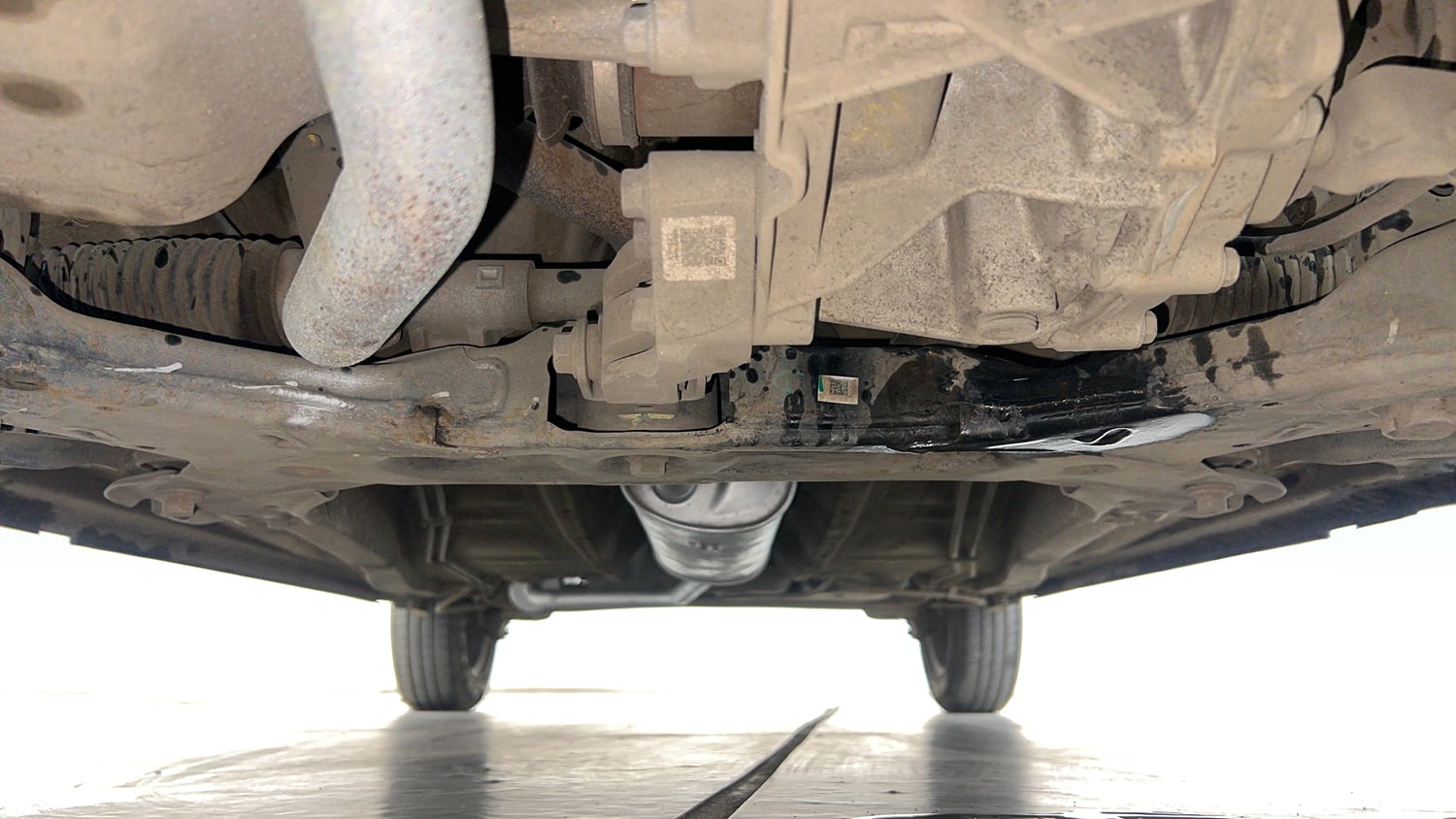 Used 2023 Maruti Suzuki S-Presso VXi Petrol Manual extra FRONT LEFT UNDERBODY VIEW