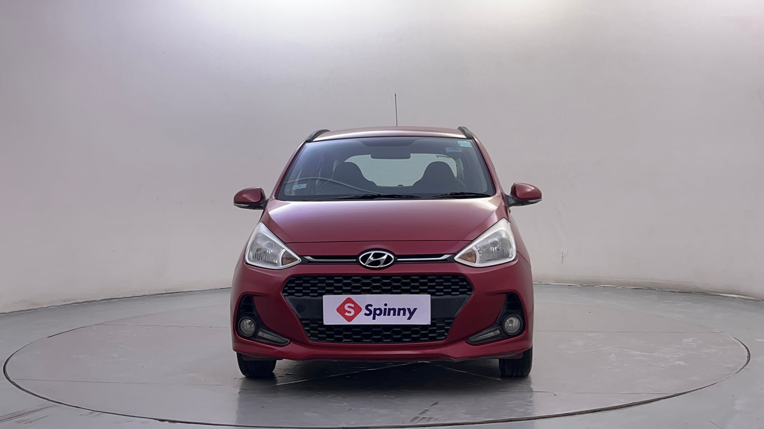 Used 2018 Hyundai Grand i10 Sportz AT 1.2 Kappa VTVT Petrol Automatic exterior FRONT VIEW