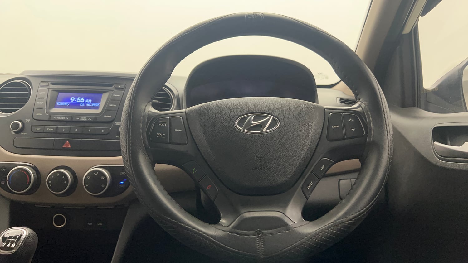 Used 2014 Hyundai Grand i10 Asta 1.2 Kappa VTVT (O) Petrol Manual interior STEERING VIEW
