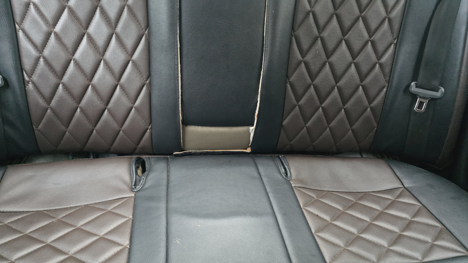 Used 2014 Hyundai Xcent S 1.2 (O) Petrol Manual interior REAR SEAT CONDITION VIEW