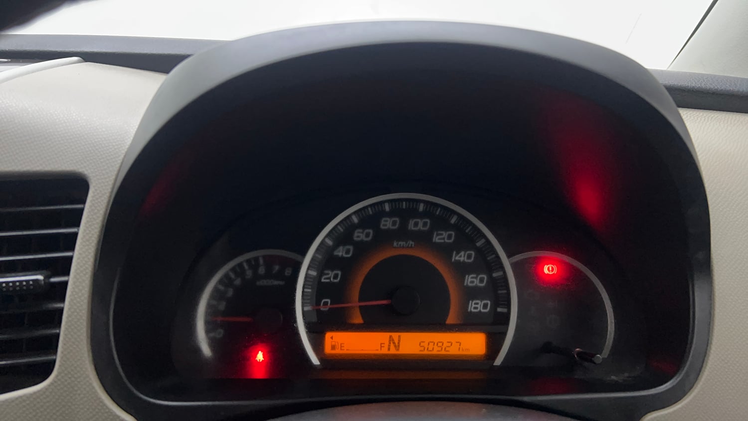 Used 2016 Maruti Suzuki Wagon R 1.0 VXI AMT Petrol Automatic interior CLUSTERMETER VIEW