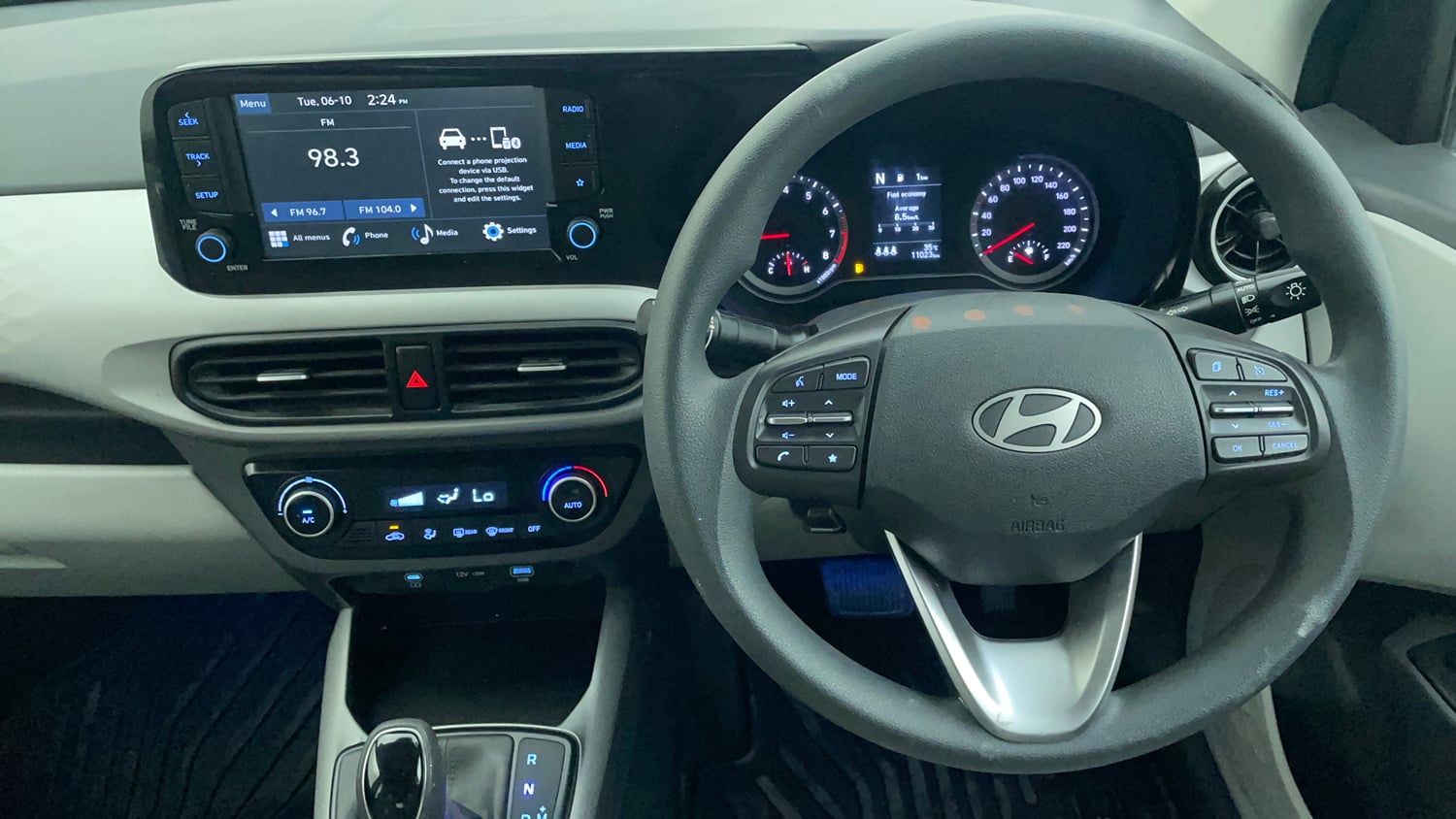 Used 2023 Hyundai Grand i10 Nios Sportz 1.2 Kappa AMT Petrol Automatic interior STEERING VIEW