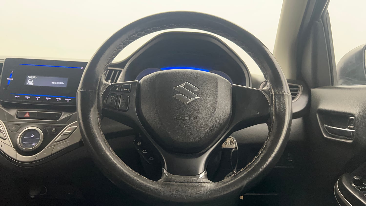Used 2019 Maruti Suzuki Baleno Delta Petrol Manual interior STEERING VIEW