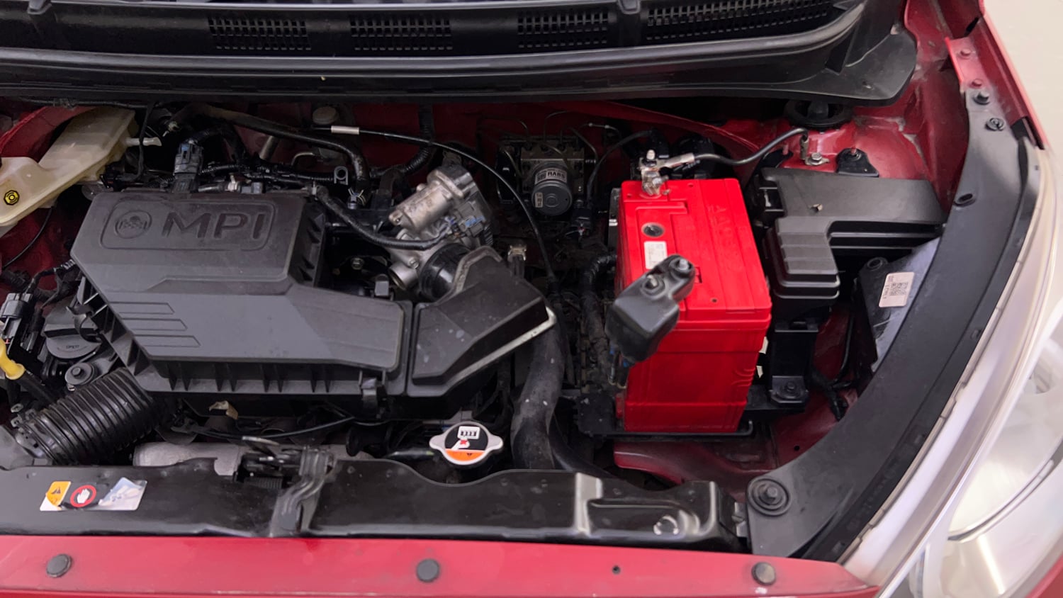 Used 2021 Hyundai Santro Sportz Petrol Manual engine ENGINE LEFT SIDE VIEW