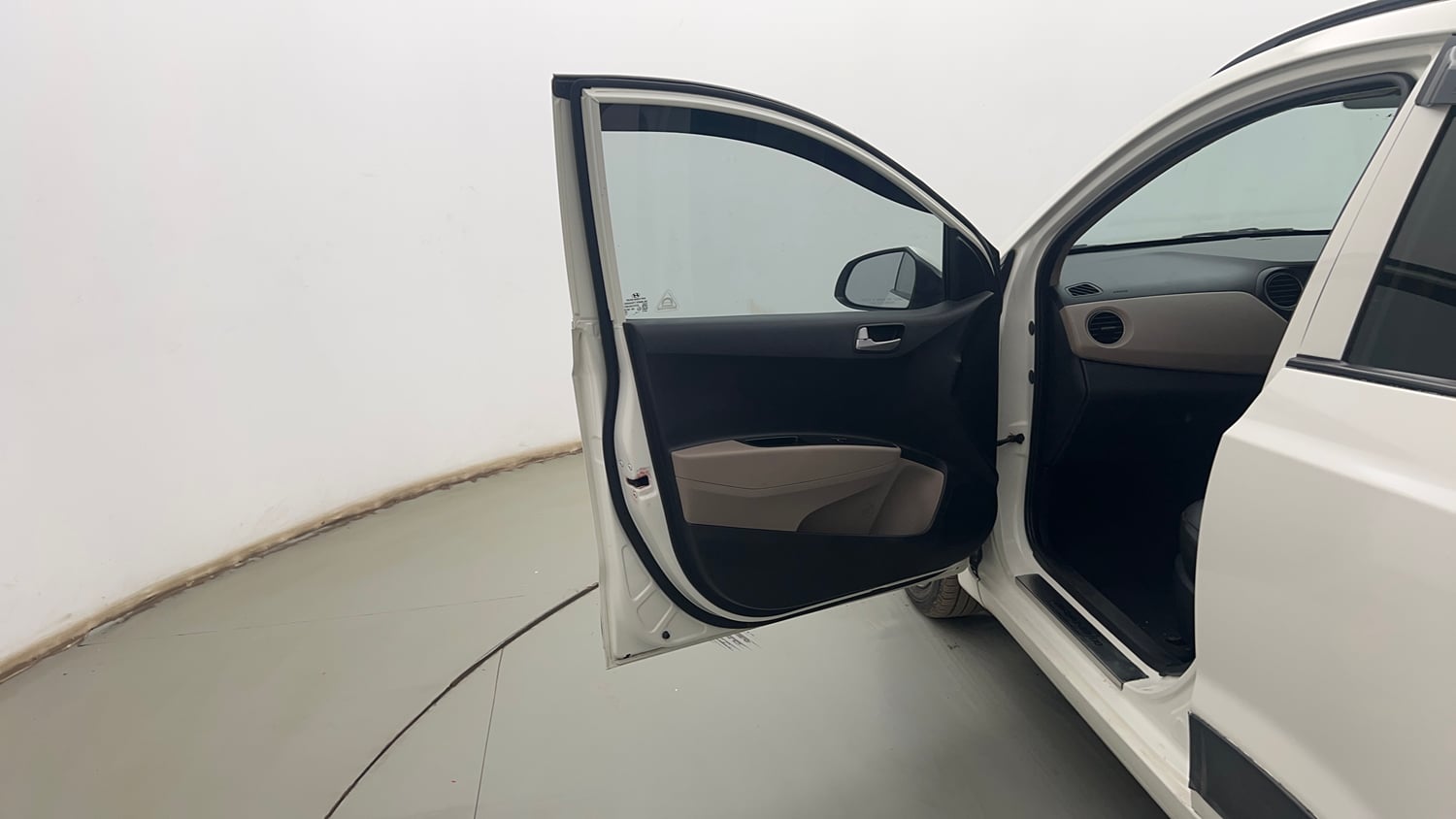Used 2014 Hyundai Grand i10 Asta 1.2 Kappa VTVT (O) Petrol Manual interior LEFT FRONT DOOR OPEN VIEW