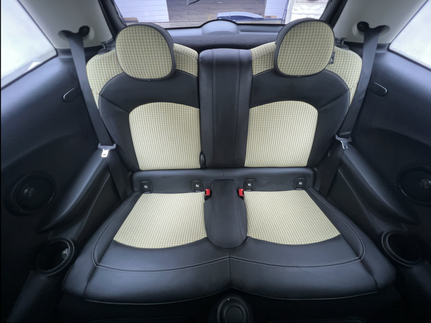 Used 2023 Mini Cooper SE 3-Door Electric Automatic interior REAR SEAT CONDITION VIEW