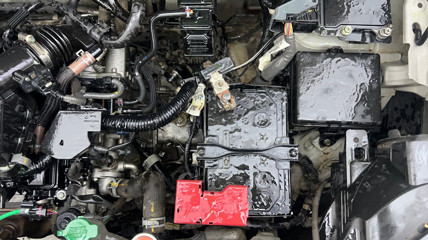 Used 2023 Maruti Suzuki S-Presso VXi Petrol Manual engine ENGINE LEFT SIDE VIEW